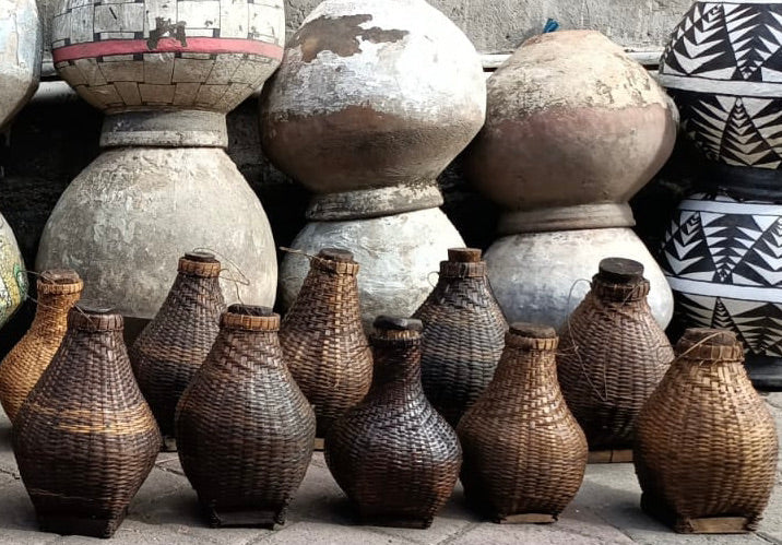 Vintage and antiques pots from Indonesia