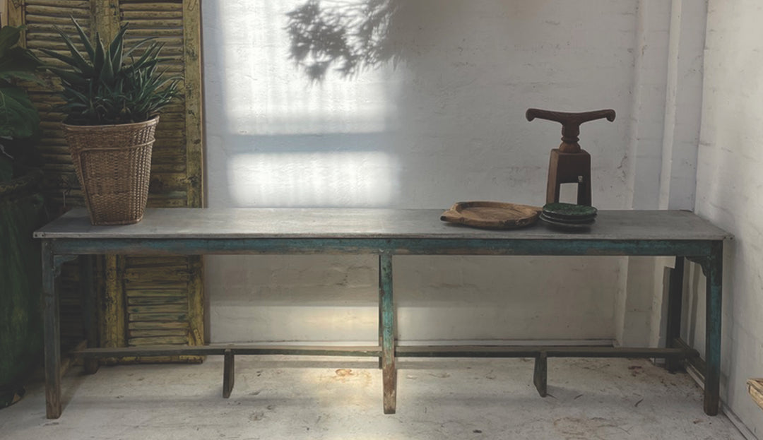 Repurposing and up-cycling vintage and antique furniture to lessen our environmental impact.