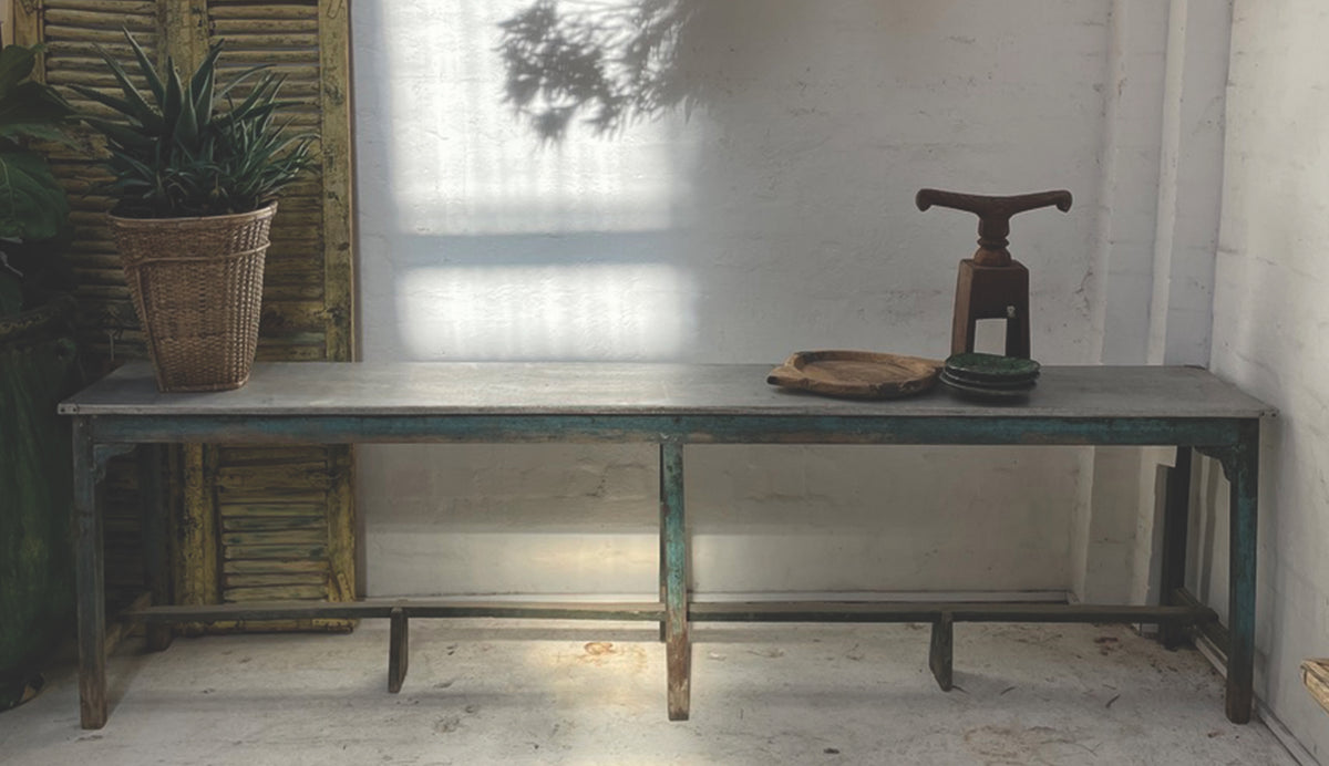 Repurposing and up-cycling vintage and antique furniture to lessen our environmental impact.