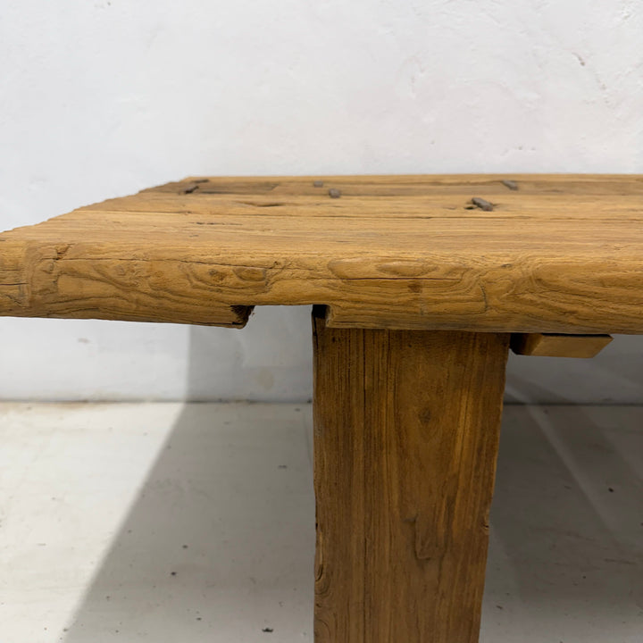 Water Tiger Furniture Rectangle Chinese Elm Coffee Table | 167x64x40cm