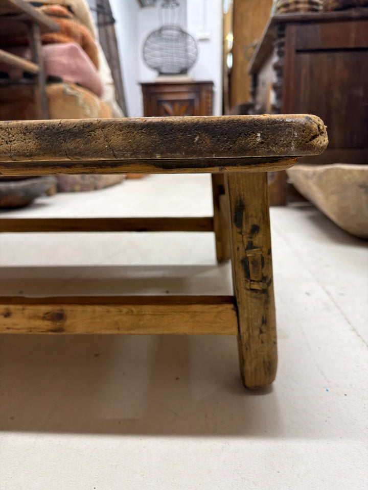 Water Tiger Furniture Vintage Square Elm Coffee Table | 69x67x26cm