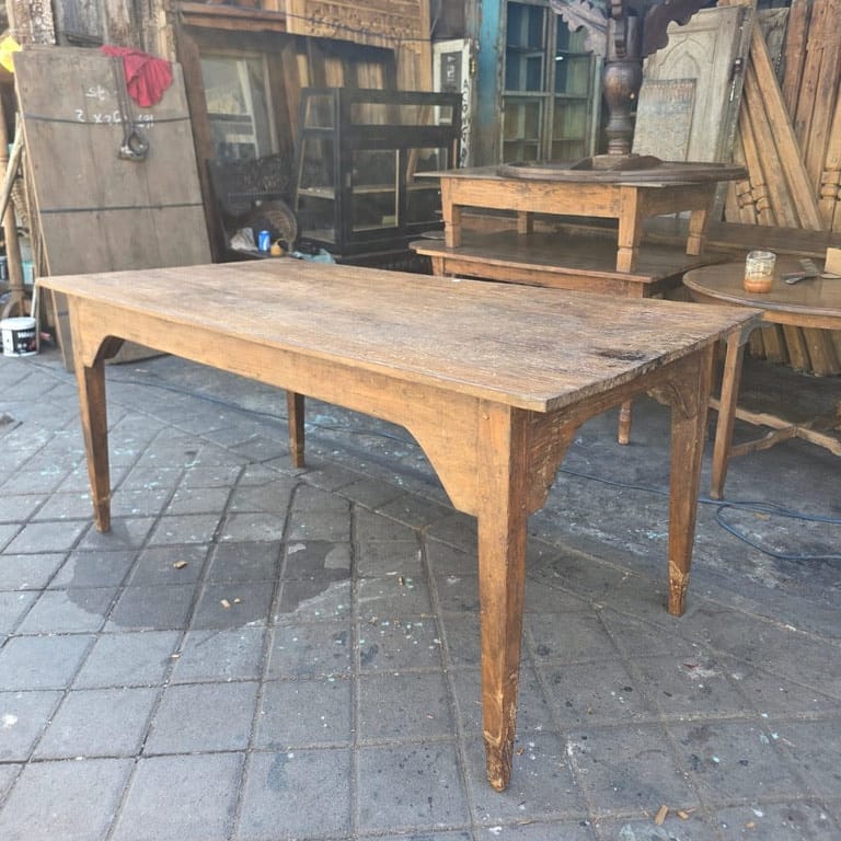 Water Tiger Decor Vintage Teak Table