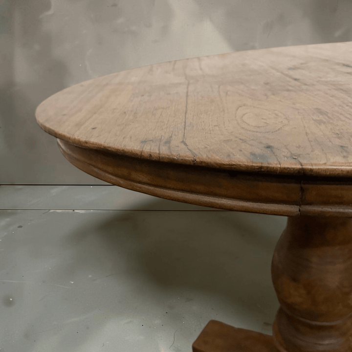 Water Tiger Furniture Indonesian Vintage Round Teak Table