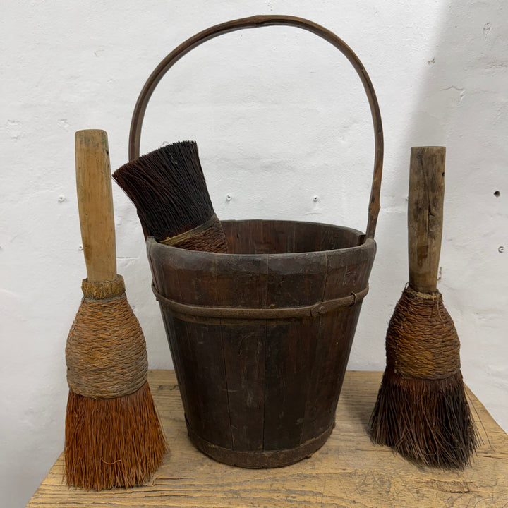 Water Tiger Decor Antique Hard Bristle Brushes