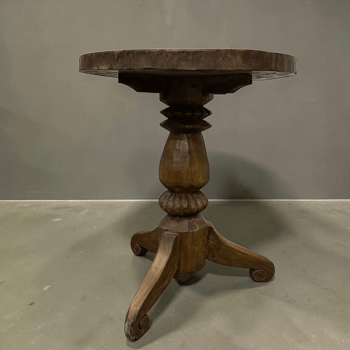 Water Tiger Furniture Solid Cafe Style Organic Side Table