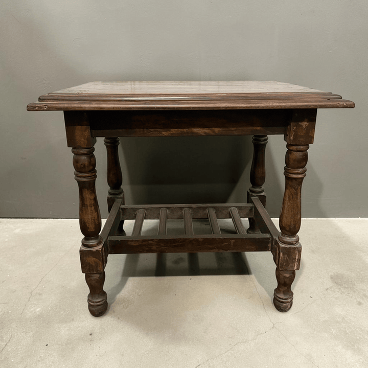 Water Tiger Furniture Colonial Side Table With Bottom Shelf