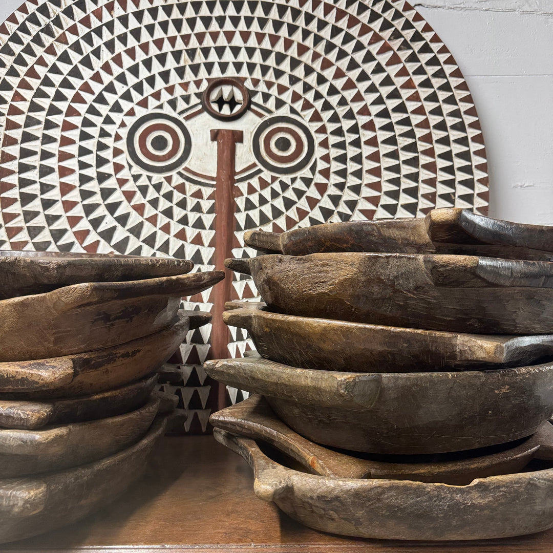 Water Tiger india Vintage Parat Wooden Bowls