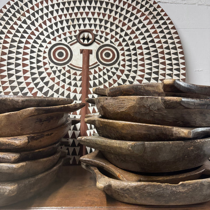 Water Tiger india Vintage Parat Wooden Bowls