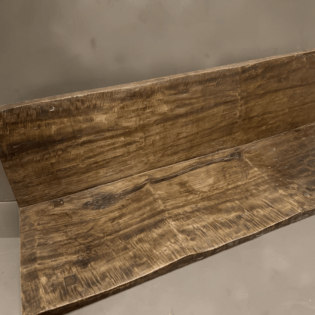 Water Tiger Furniture Teak Wavy One Of A Kind Bench Seat