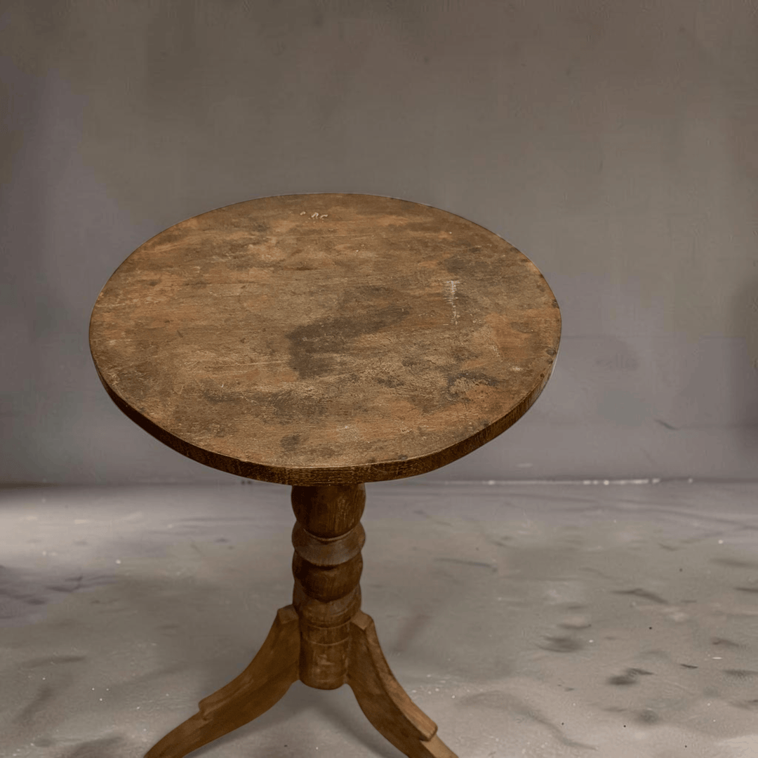 Water Tiger Decor Vintage Teak Lamp Tables