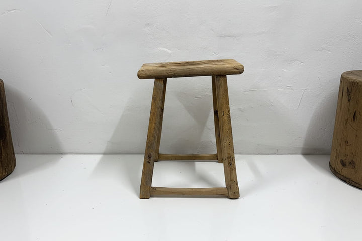 Water Tiger Furniture Original Vintage Chinese Elm Workers Stools