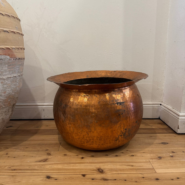 Water Tiger France Large Antique Cooking Copper Pot