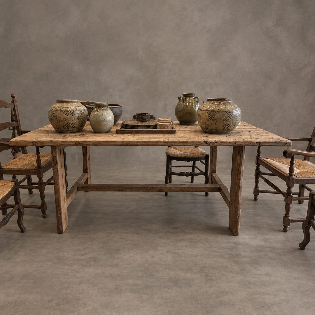 Water Tiger Furniture Reclaimed Elm Dining Table 200cm