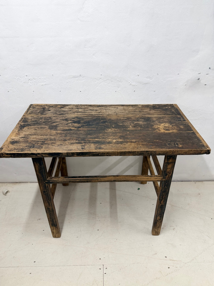 Water Tiger Furniture Blackened Antique Short Wine Table