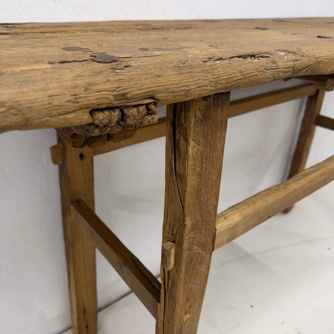 Water Tiger Furniture Antique Long Elm Console | 155x40x80cm