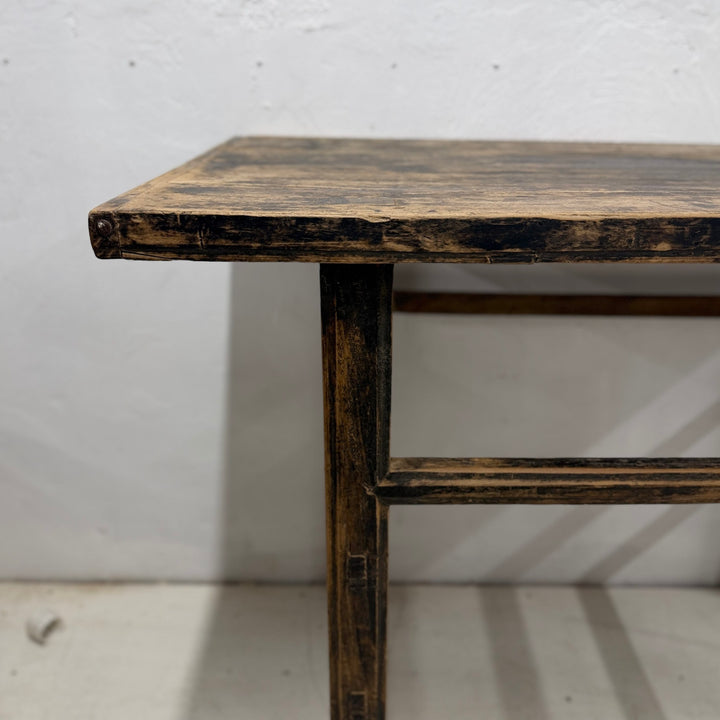 Water Tiger Furniture Blackened Antique Short Wine Table