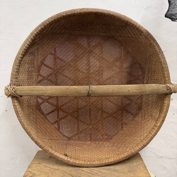 Water Tiger Decor Antique Chinese Measuring Basket