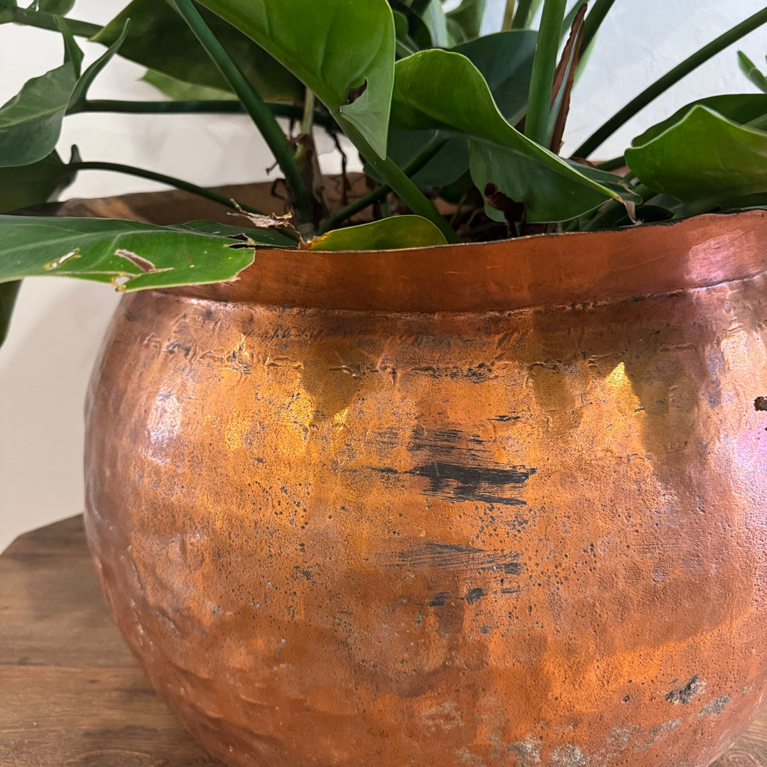 Water Tiger France Large Antique Cooking Copper Pot