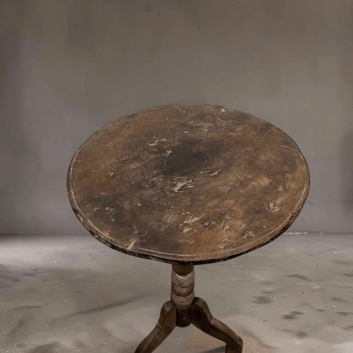 Water Tiger Decor Vintage Teak Lamp Tables