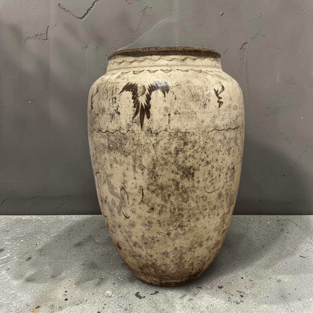Water Tiger Decor Antique Chinese "Cizhou" Pots