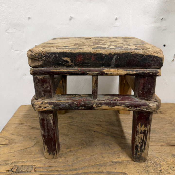 Water Tiger Furniture Ancient Chinese Elm Square Stool