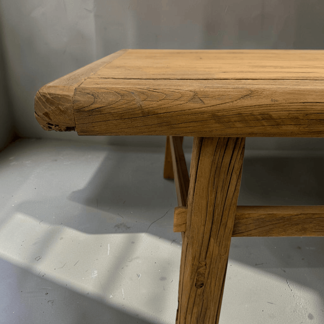 Water Tiger Furniture Rectangle Chinese Elm Coffee Table | 140x60x47cm