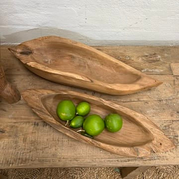 Water Tiger indonesia Hand Carved Narrow Organic Bowls