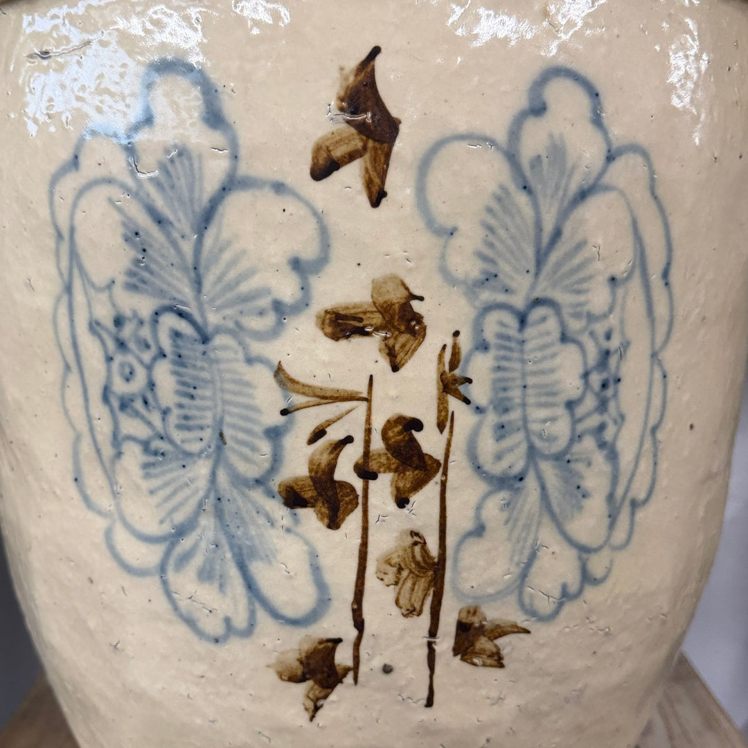 Water Tiger Decor A Cizhou  Ming Dynasty Ceramic Planter - Vessel