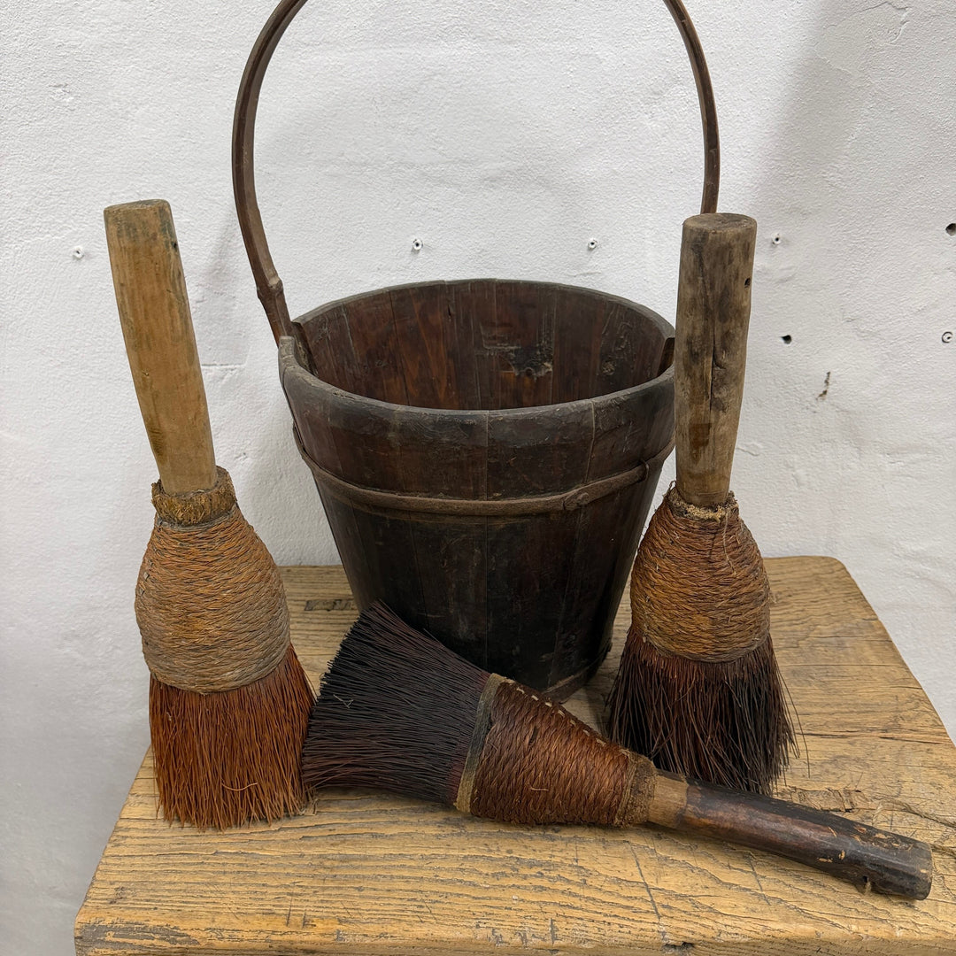 Water Tiger Decor Antique Hard Bristle Brushes