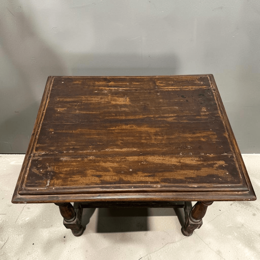 Water Tiger Furniture Colonial Side Table With Bottom Shelf