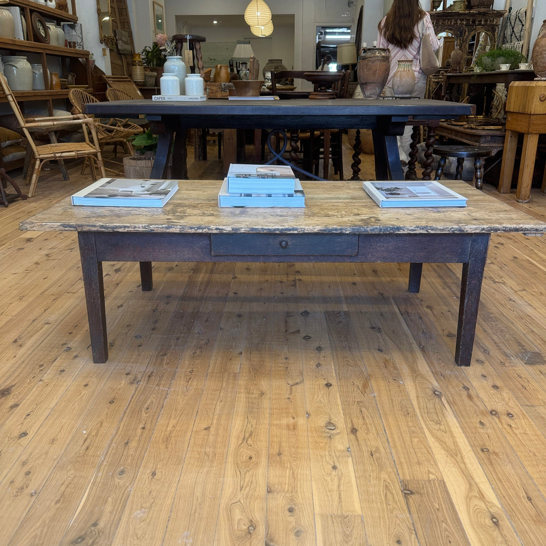Water Tiger Furniture 19th-Century French Coffee Table - Farmhouse Style  | Water Tiger