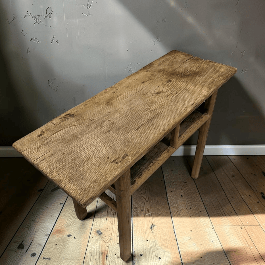 Water Tiger Furniture Antique Short Elm Console | 114x41x76cm