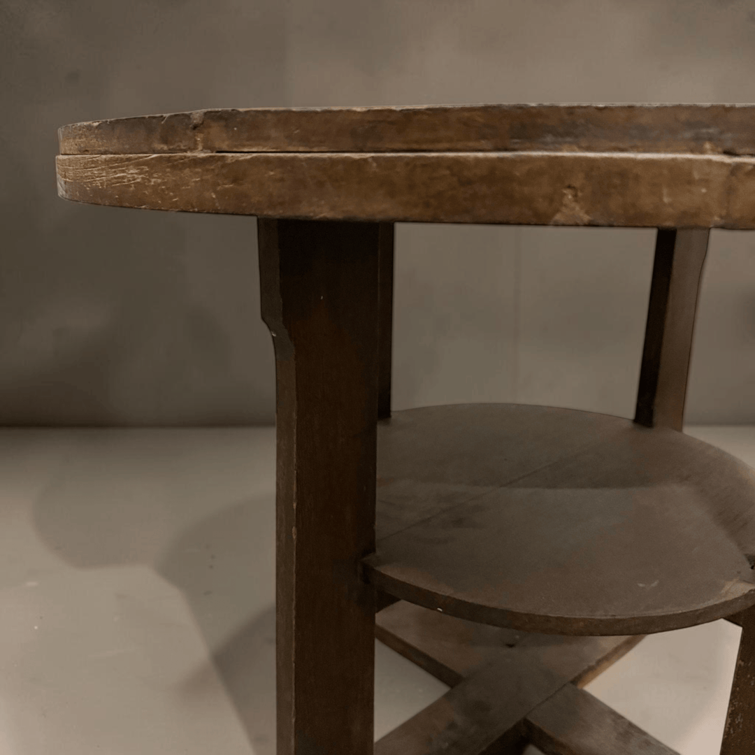 Water Tiger Decor Mid Century Style Vintage Teak Side Table
