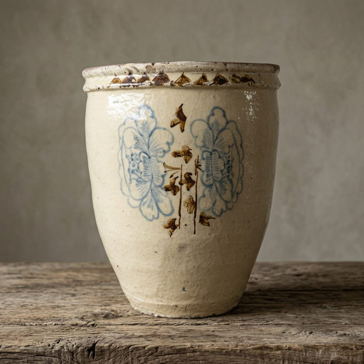 Water Tiger Decor A Cizhou  Ming Dynasty Ceramic Planter - Vessel