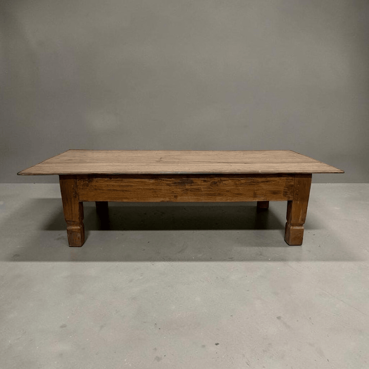 Water Tiger Decor Vintage Teak Coffee Table from Central Java