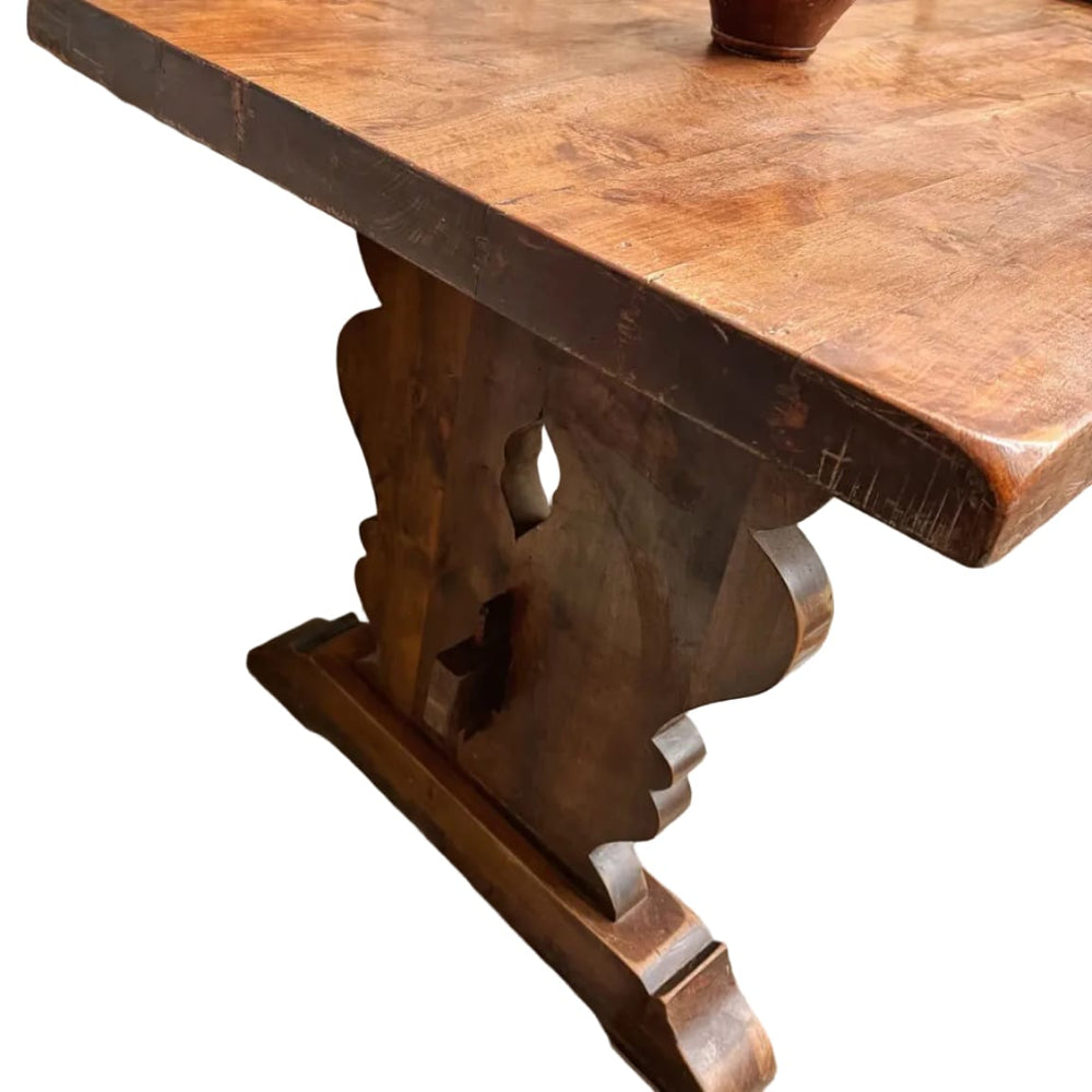 Water Tiger Furniture French 19th Century Oak Refectory Table