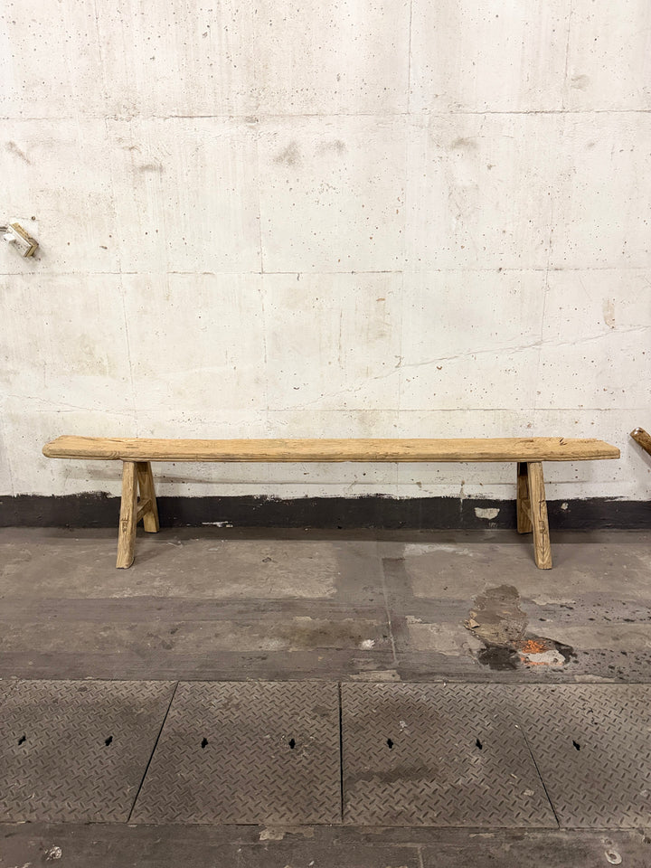 Water Tiger Furniture Antique Long SKinny Elm Bench | 241X20X58CM