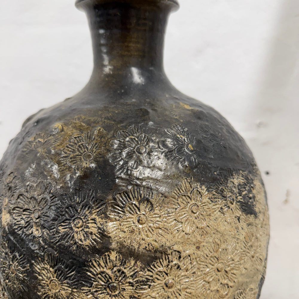 Water Tiger Decor Antique Cizhou Narrow Neck Pot