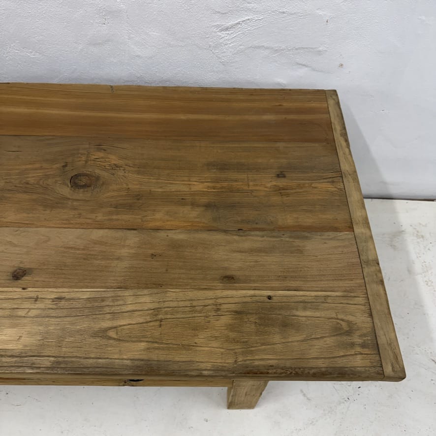Water Tiger Furniture Chinese Low Elm Coffee Table With Three Drawers | 150x60x46cm