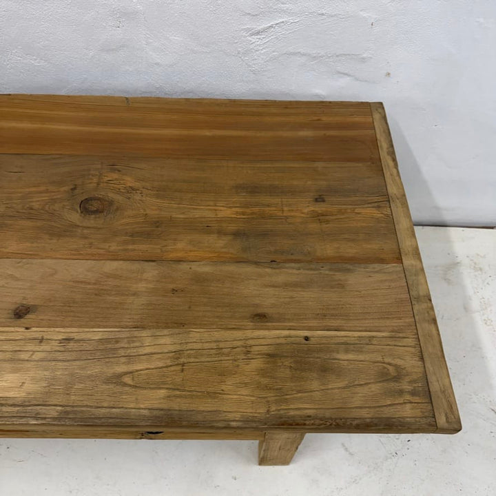 Water Tiger Furniture Chinese Low Elm Coffee Table With Three Drawers | 150x60x46cm