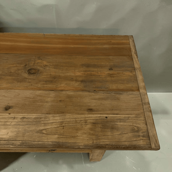 Water Tiger Furniture Chinese Low Elm Coffee Table With Three Drawers | 150x60x46cm