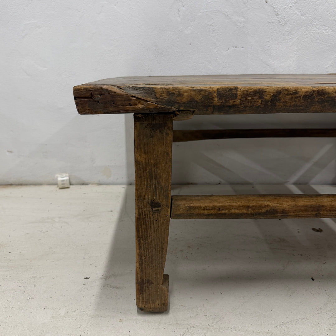 Water Tiger Furniture Antique Rectangle Chinese Elm Coffee  | 82x63x36cm