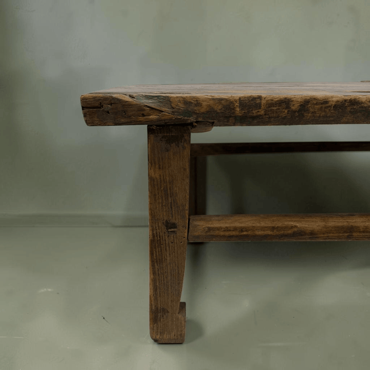 Water Tiger Furniture Antique Rectangle Chinese Elm Coffee  | 82x63x36cm
