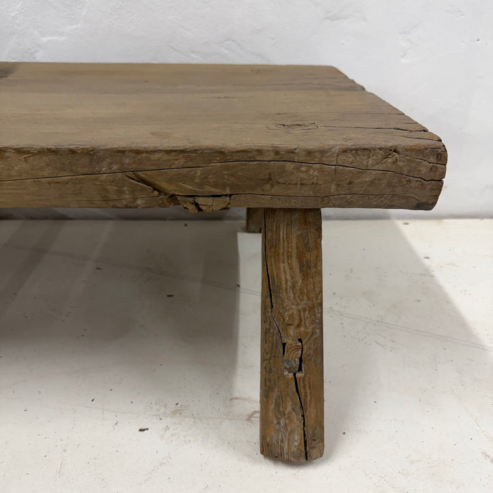 Water Tiger Furniture Rectangle Chinese Elm Coffee Table | 85x50x30cm