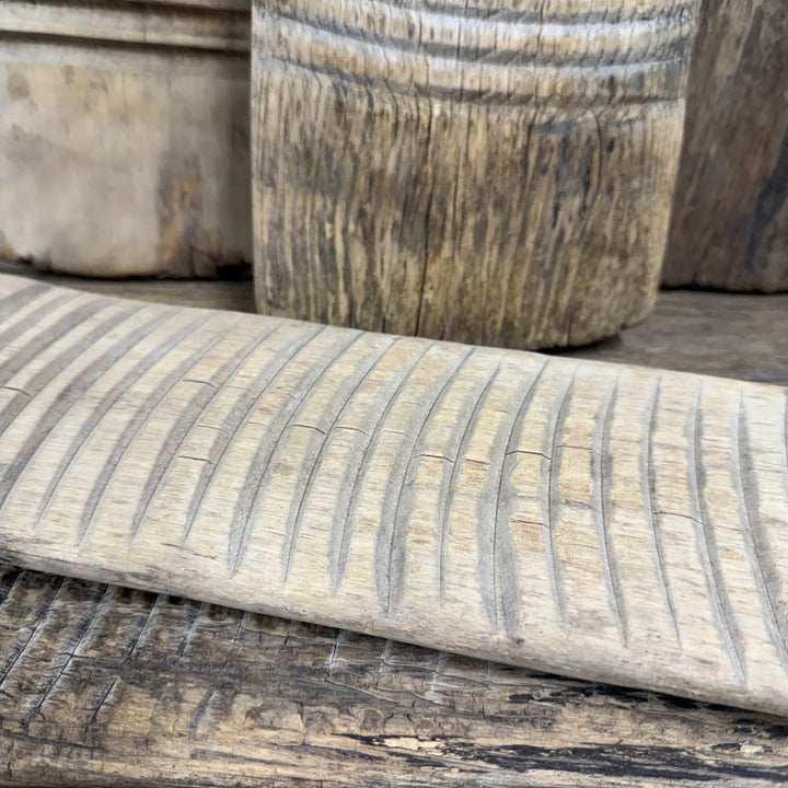Water Tiger Decor Antique Elmwood Washboards