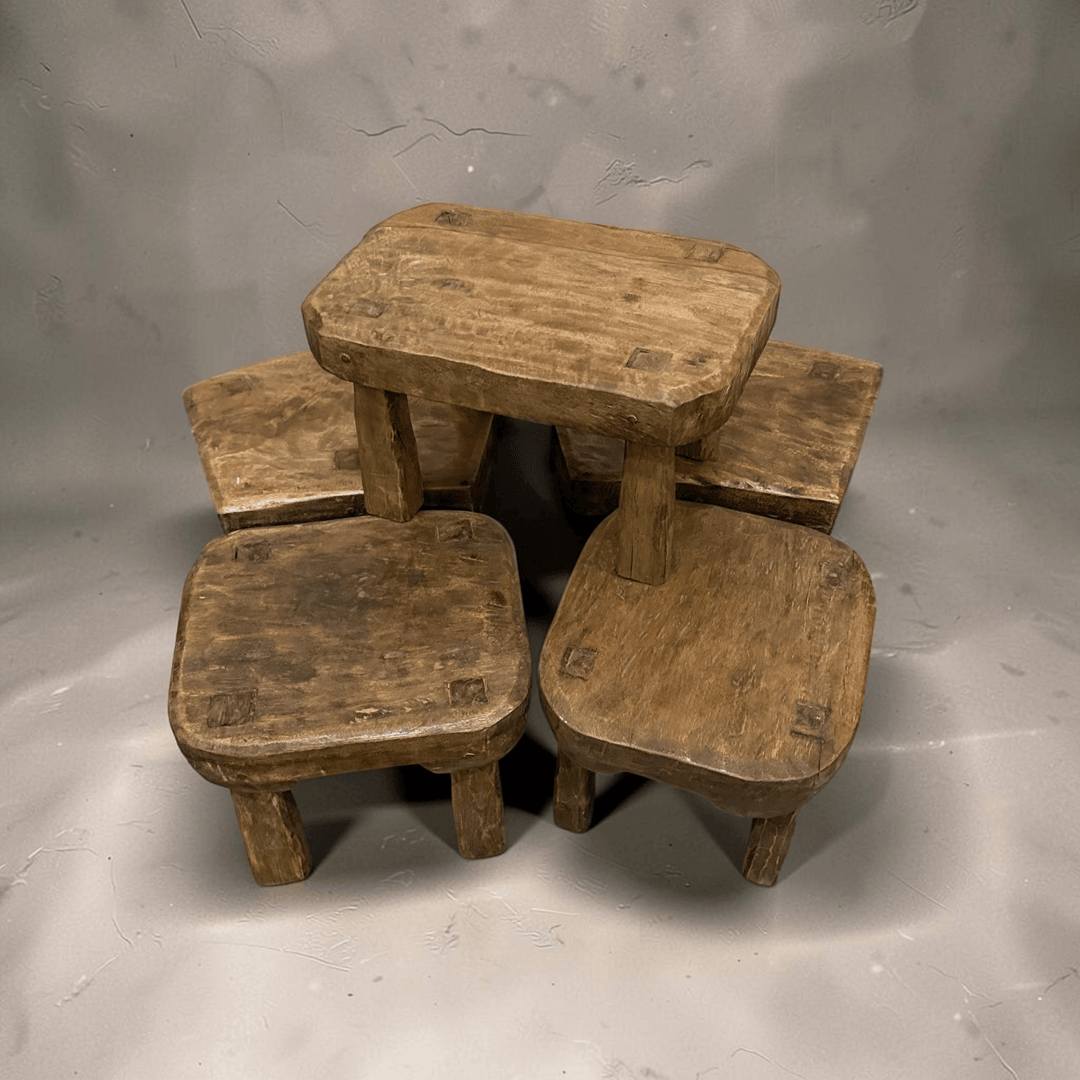 Water Tiger Furniture Hand Carved Stools
