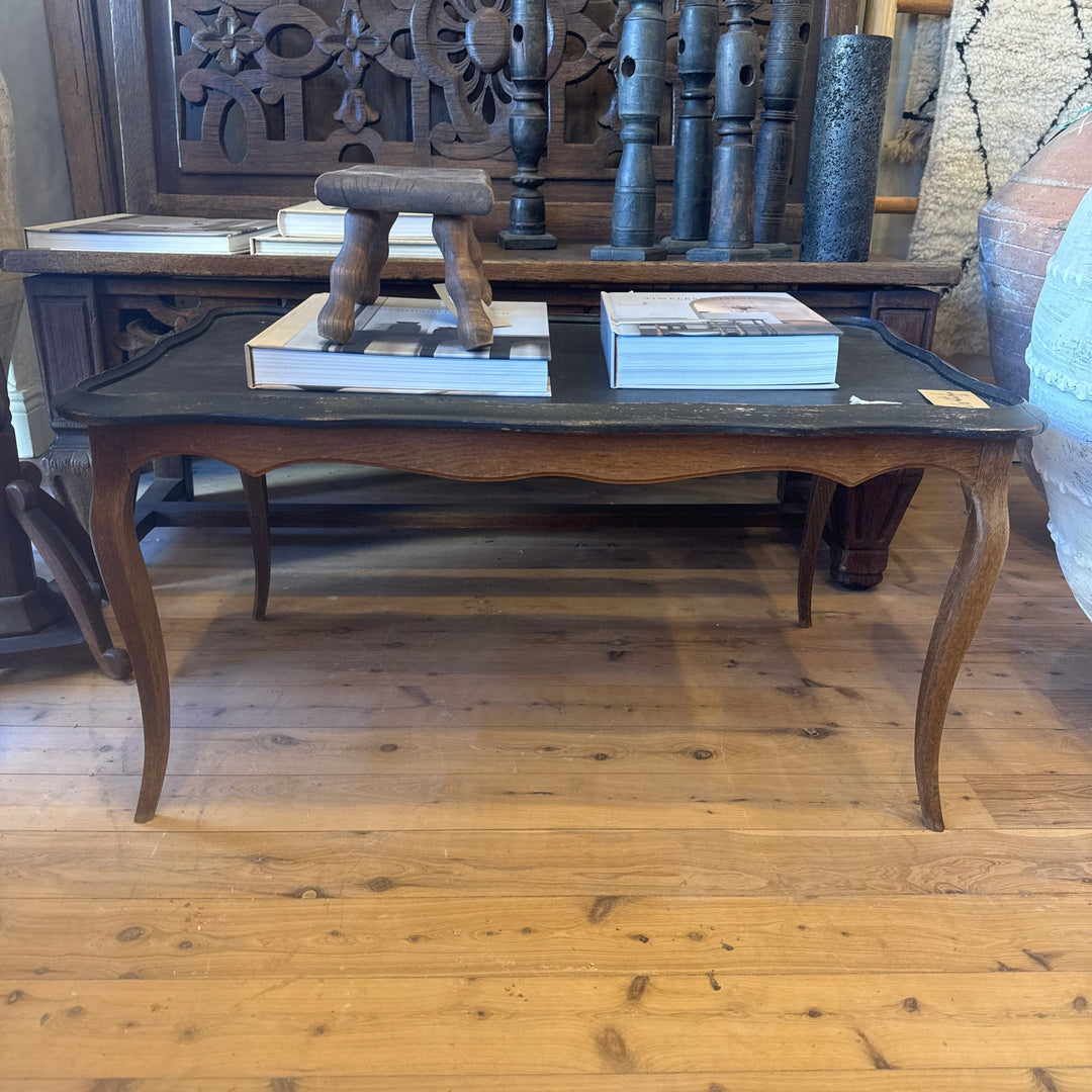 Water Tiger Furniture 19th-Century French Coffee Table - Antique Ebony Painted Furniture | Water Tiger
