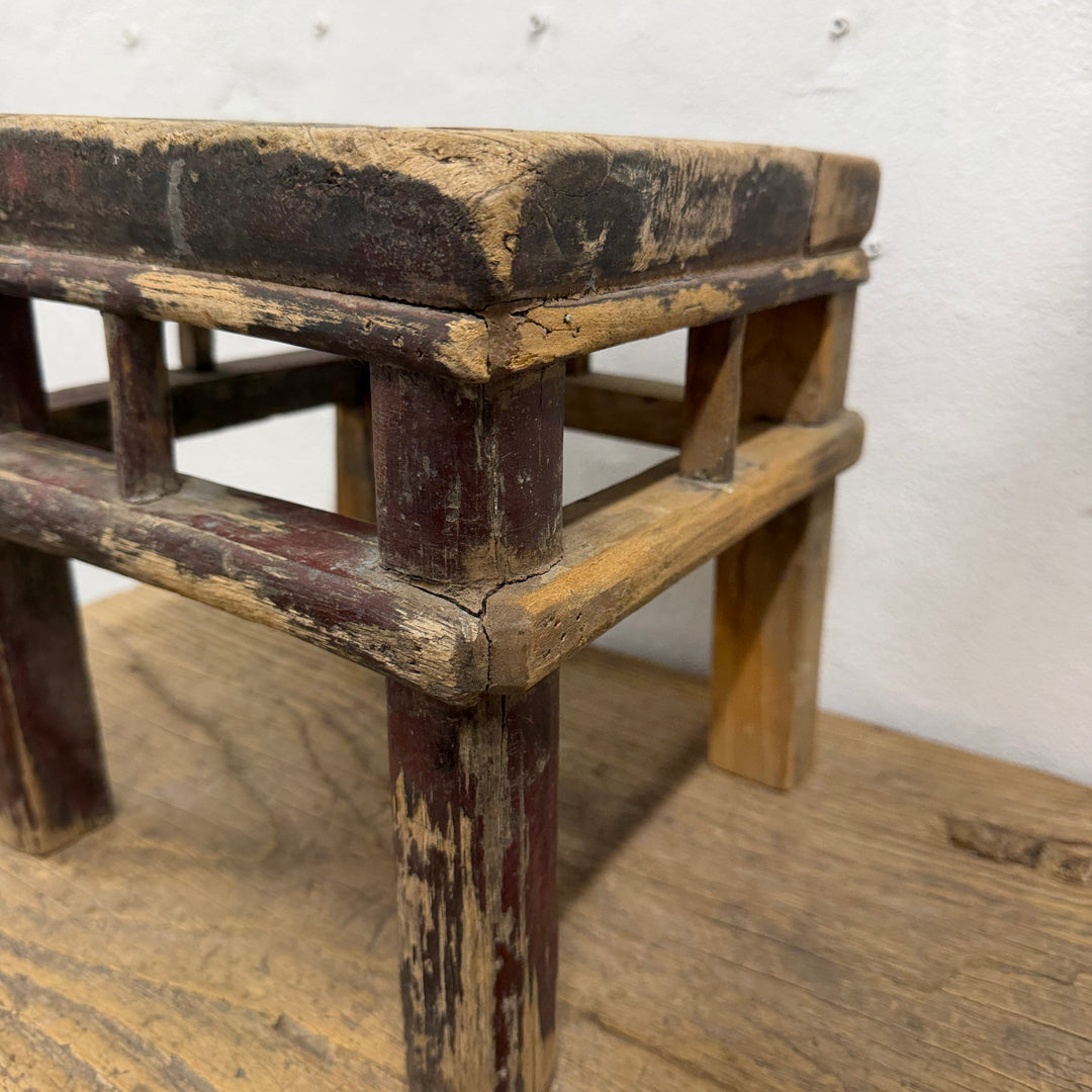 Water Tiger Furniture Ancient Chinese Elm Square Stool
