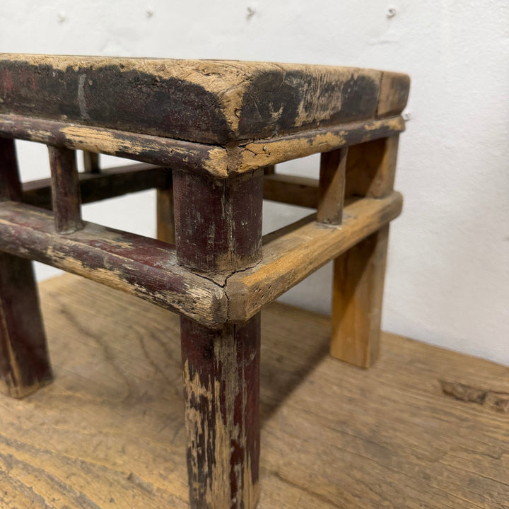 Water Tiger Furniture Ancient Chinese Elm Square Stool