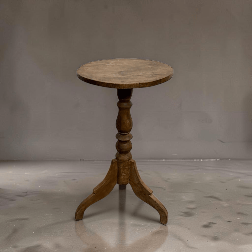 Water Tiger Decor Vintage Teak Lamp Tables